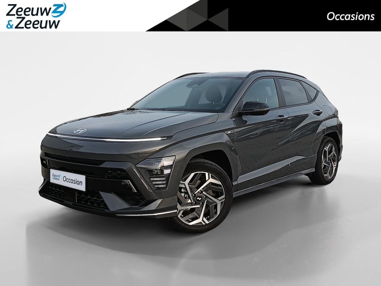 Hyundai Kona - 1.6 GDI HEV N Line TREKHAAK | ALL SEASON BANDEN| NU RIJKLAARPRIJS!! Premiumpakker GRATIS!! - AutoWereld.nl