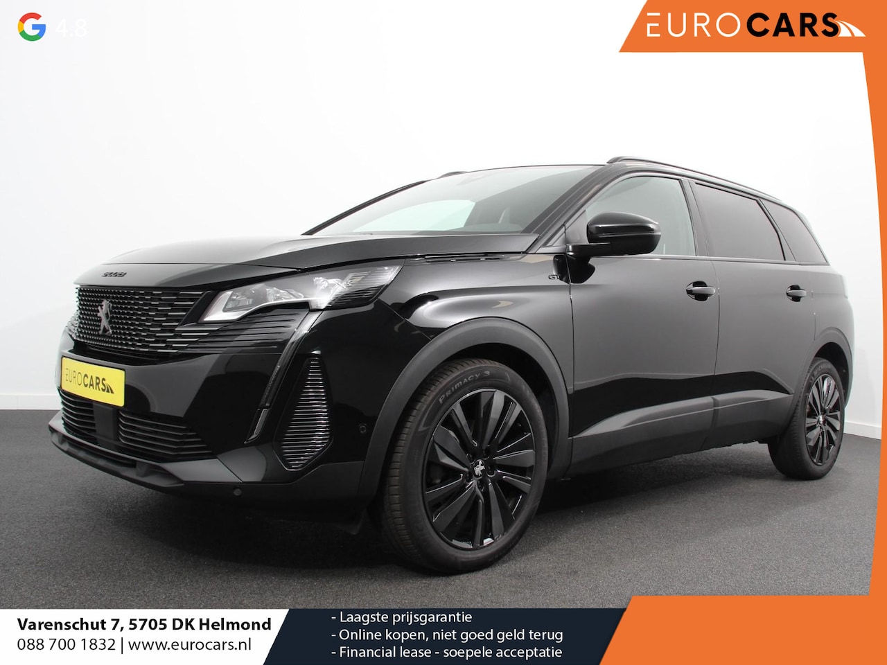 Peugeot 5008 - 1.2 PureTech 130pk Automaat GT Black Pack 7 zit Navigatie Apple CarPlay Android Camera Par - AutoWereld.nl