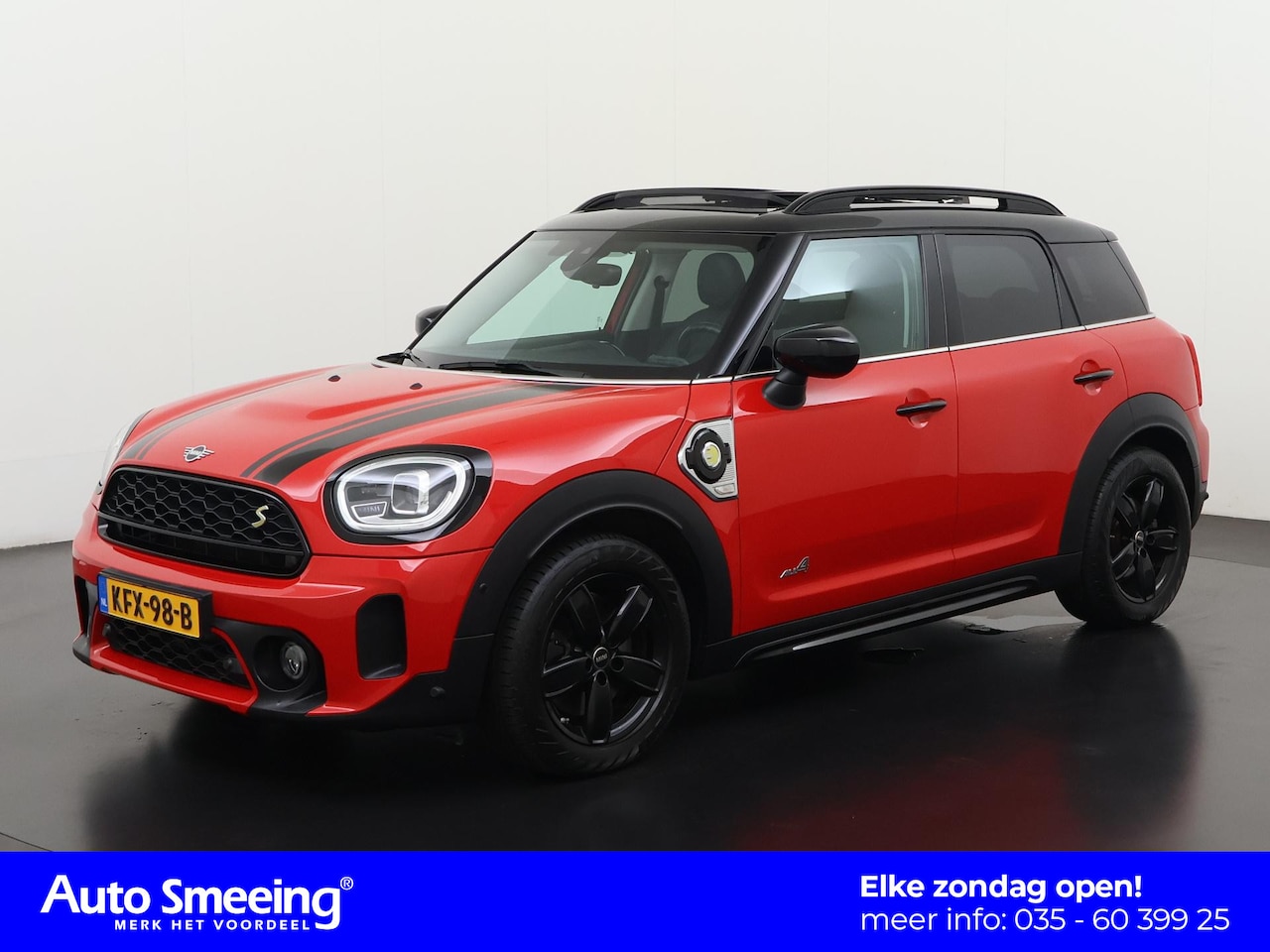 MINI Countryman - 1.5 Cooper S E ALL4 Chili | Panoramadak | Leder | Memory Stoel | ACC | Zondag Open! - AutoWereld.nl