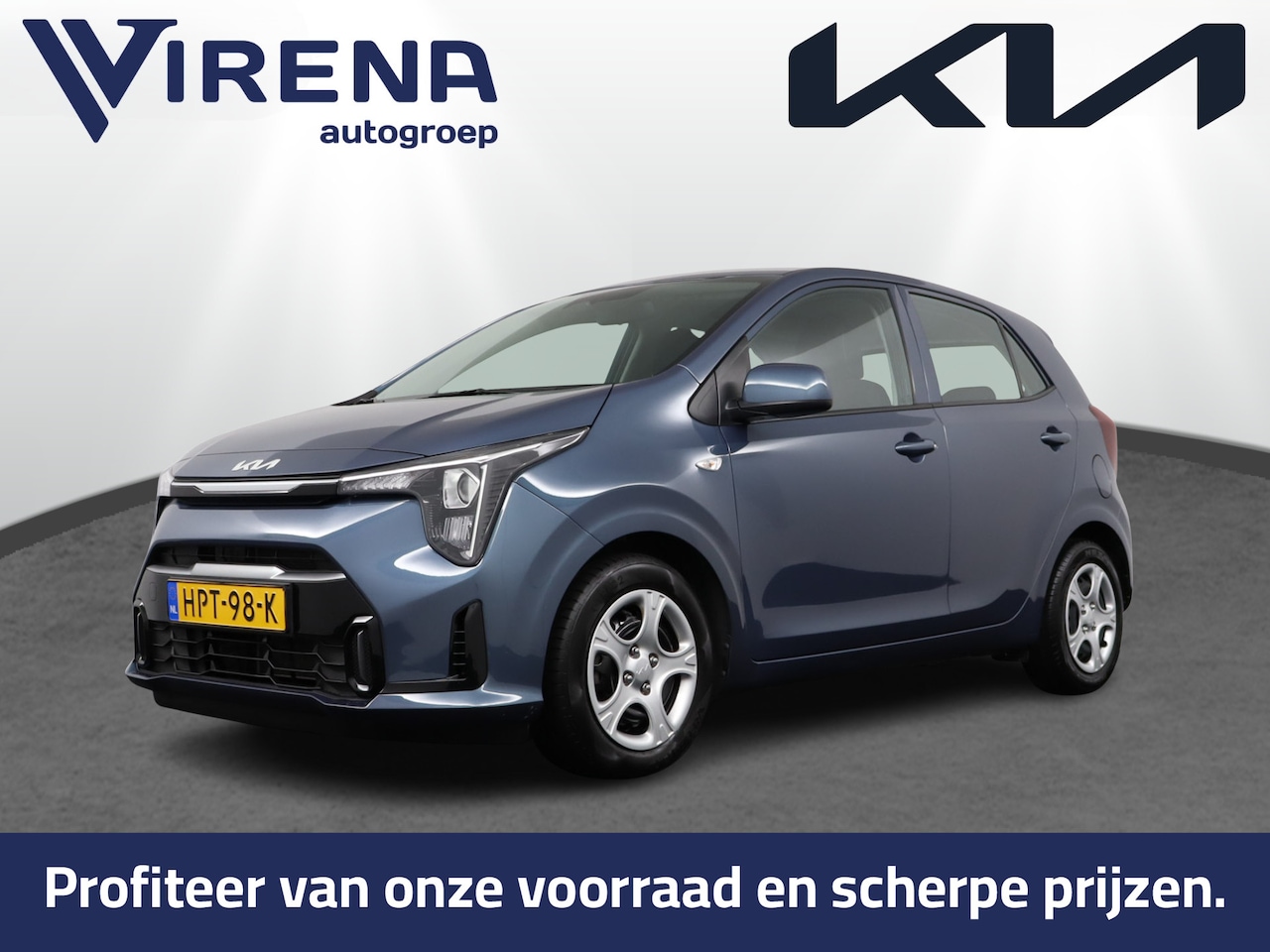 Kia Picanto - 1.0 DPI DynamicLine - Apple Carplay/Android Auto - Cruise Control - Navigatie - Achteruitr - AutoWereld.nl
