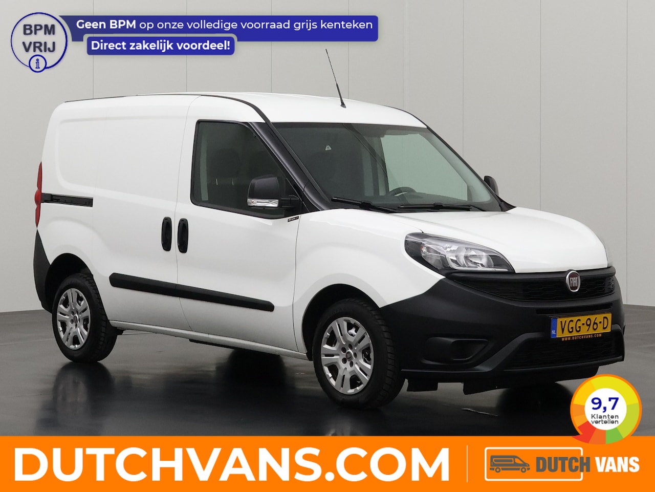 Fiat Doblò - 1.6MJ 105PK | 3-Zits | Airco | Cruise | Betimmering - AutoWereld.nl