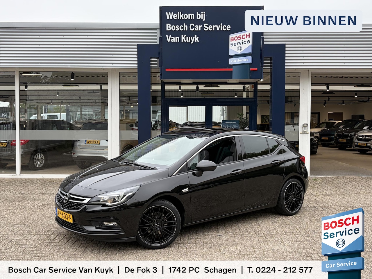 Opel Astra - 1.6 Turbo Business Executive / Automaat / 200 PK / NL-Auto / Schuif-Kanteldak / Vol-Leder - AutoWereld.nl