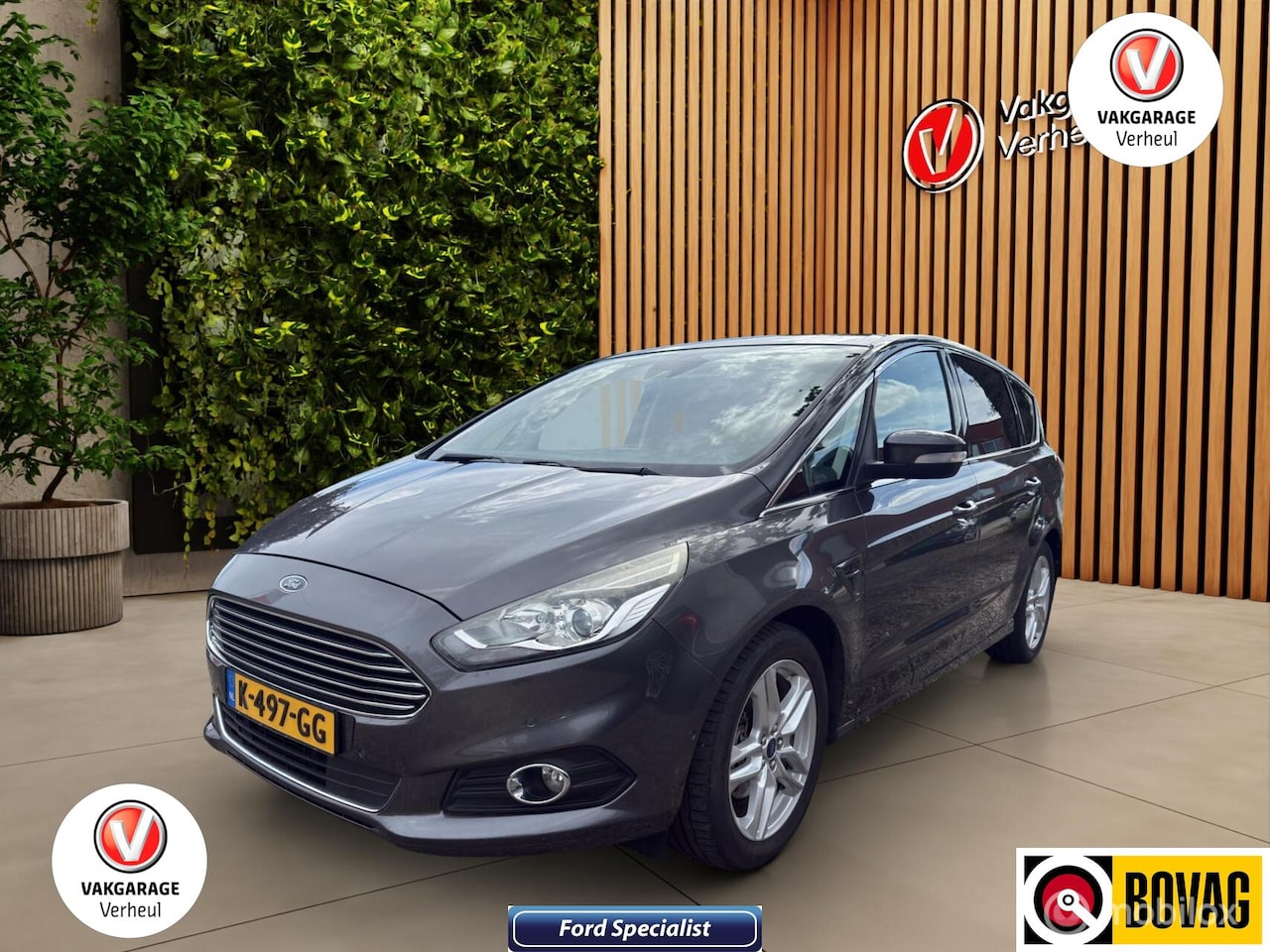 Ford S-Max - 1.5 Titanium ✅7-Zit ✅Trekhaak ✅Camera - AutoWereld.nl