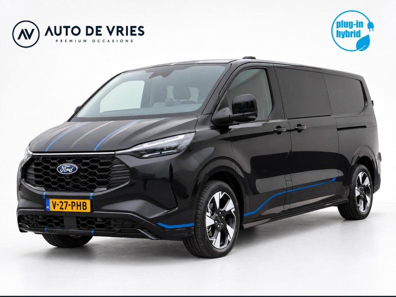 Ford Transit Custom - 320 2.5 PHEV L2H1 DC Sport | Full LED | Assist pakket | Winterpakket | Trekhaak - AutoWereld.nl