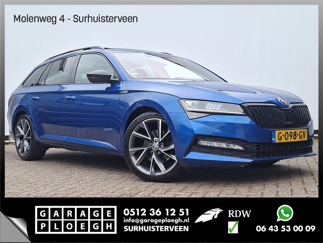 Skoda Superb Combi - 1.5 TSI ACT Sportline Pano Trekhaak Canton Memory Alcantara Adap.Cruise VOL! - AutoWereld.nl