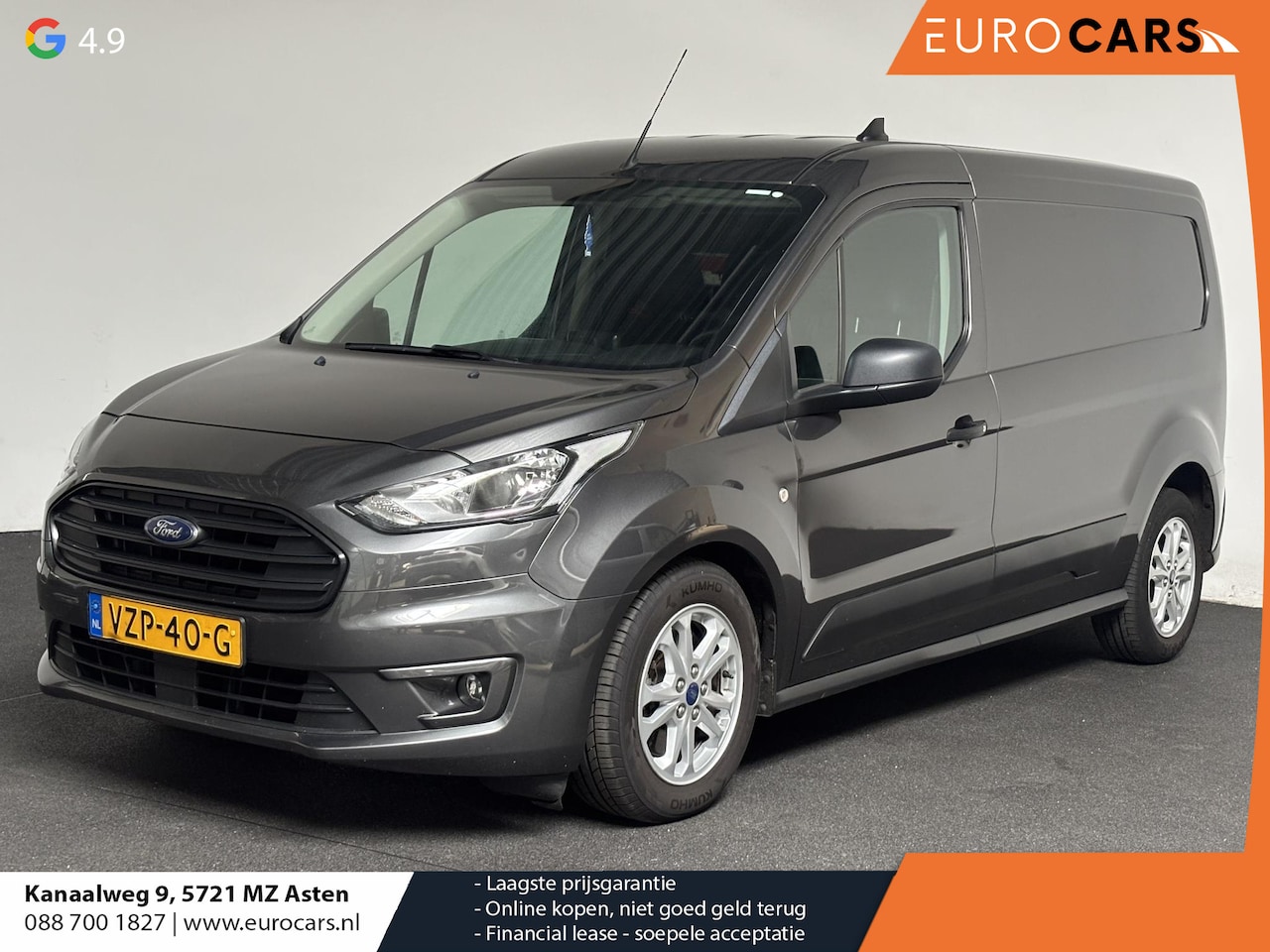 Ford Transit Connect - L2 Automaat Navigatie Airco Parkeersensoren Cruise Control 3-Zits Camera - AutoWereld.nl
