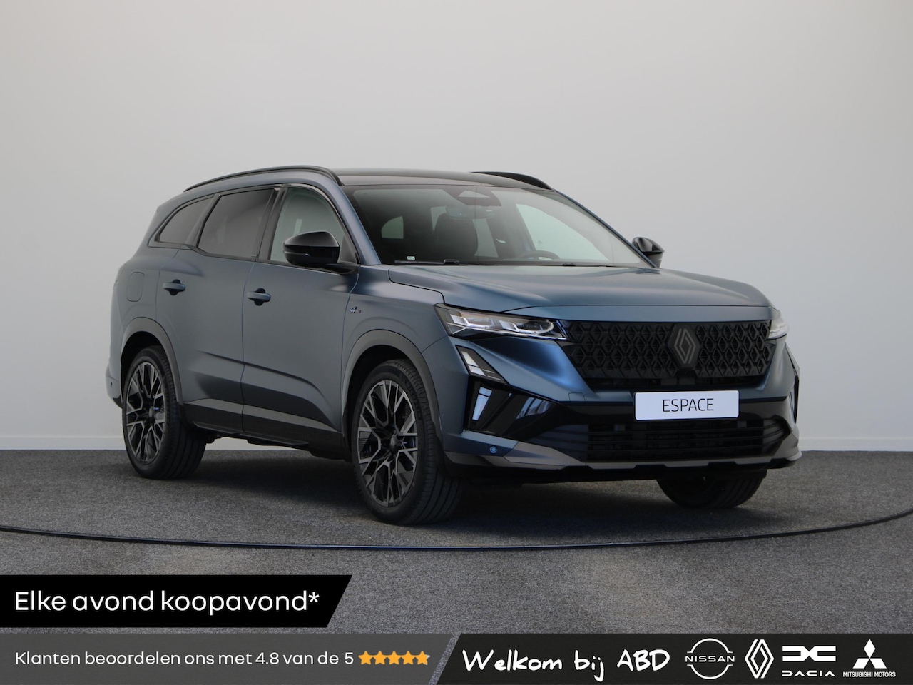 Renault Espace - E-Tech full hybrid 200pk esprit Alpine 7p. | Vijf jaar garantie | Full option! | Panoramis - AutoWereld.nl