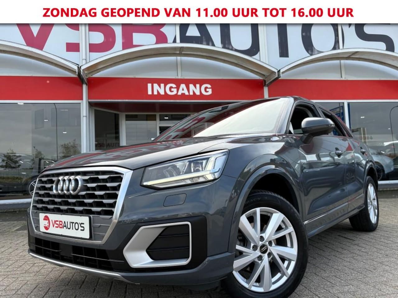 Audi Q2 - (1.5) 35 TFSI 150PK AUT. S-EDITION NARDO-GREY LED TREKHAAK NAVIGATIE ECC-AIRCO LMV PDC - AutoWereld.nl