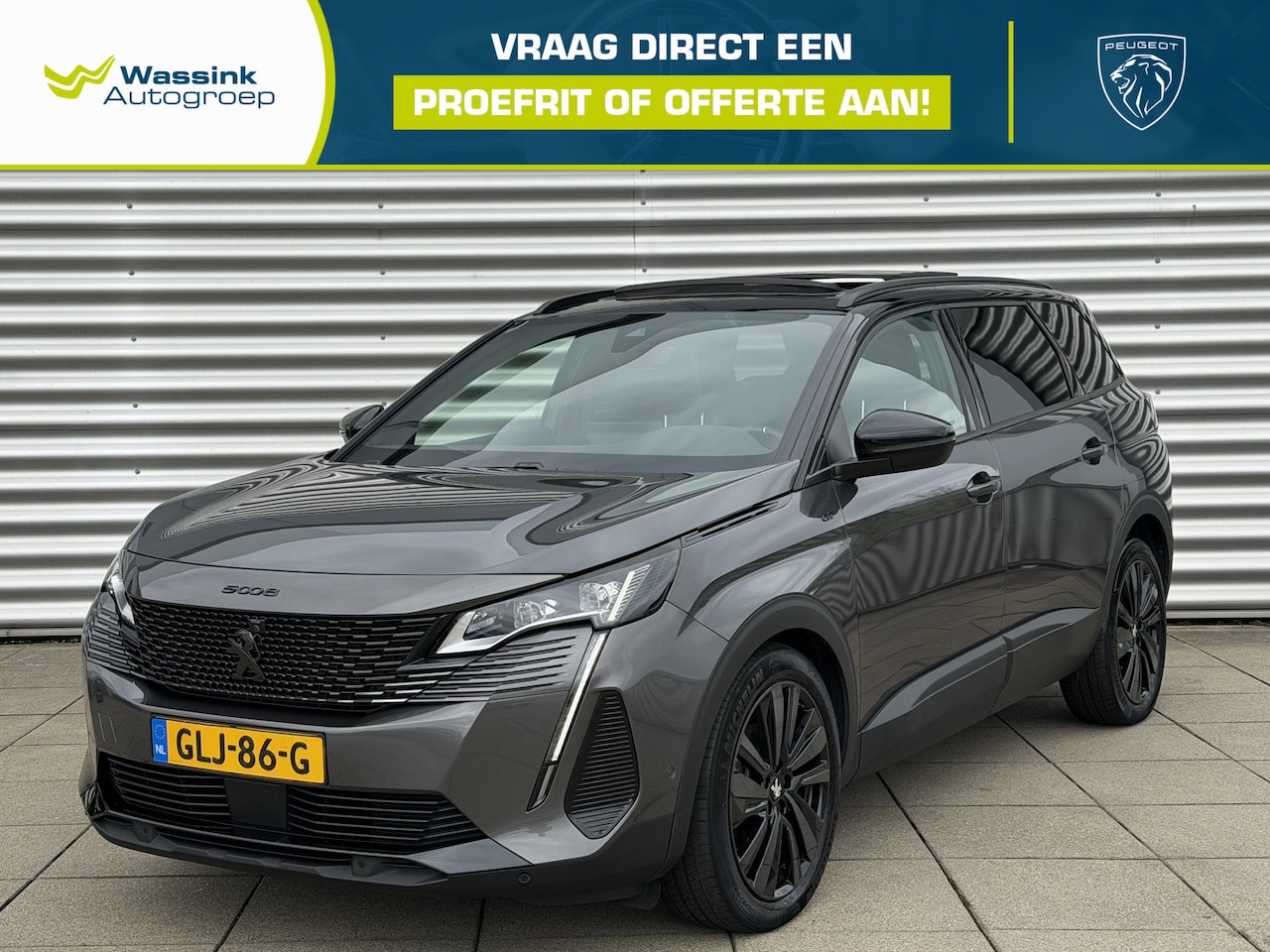 Peugeot 5008 - 1.2 Hybrid 136 GT | 7 Persoons | Adaptive Cruise Control | Elektrische Stoelen | Stoel/Stu - AutoWereld.nl