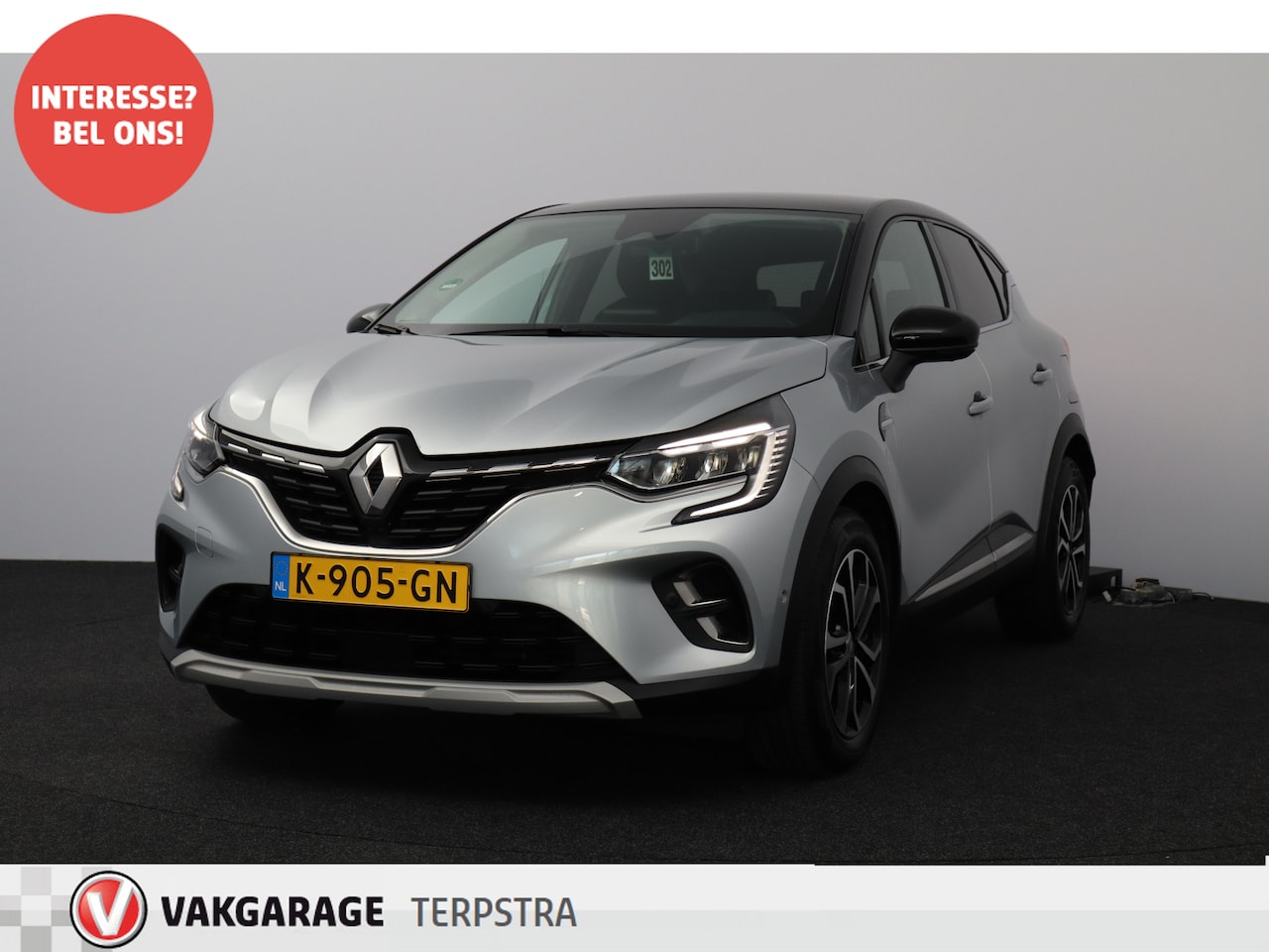 Renault Captur - 1.6 E-Tech Plug-in Hybrid 160 Intens/ Automaat!/ Trekhaak/ LED Koplampen/ 360 Cam/ Virtual - AutoWereld.nl
