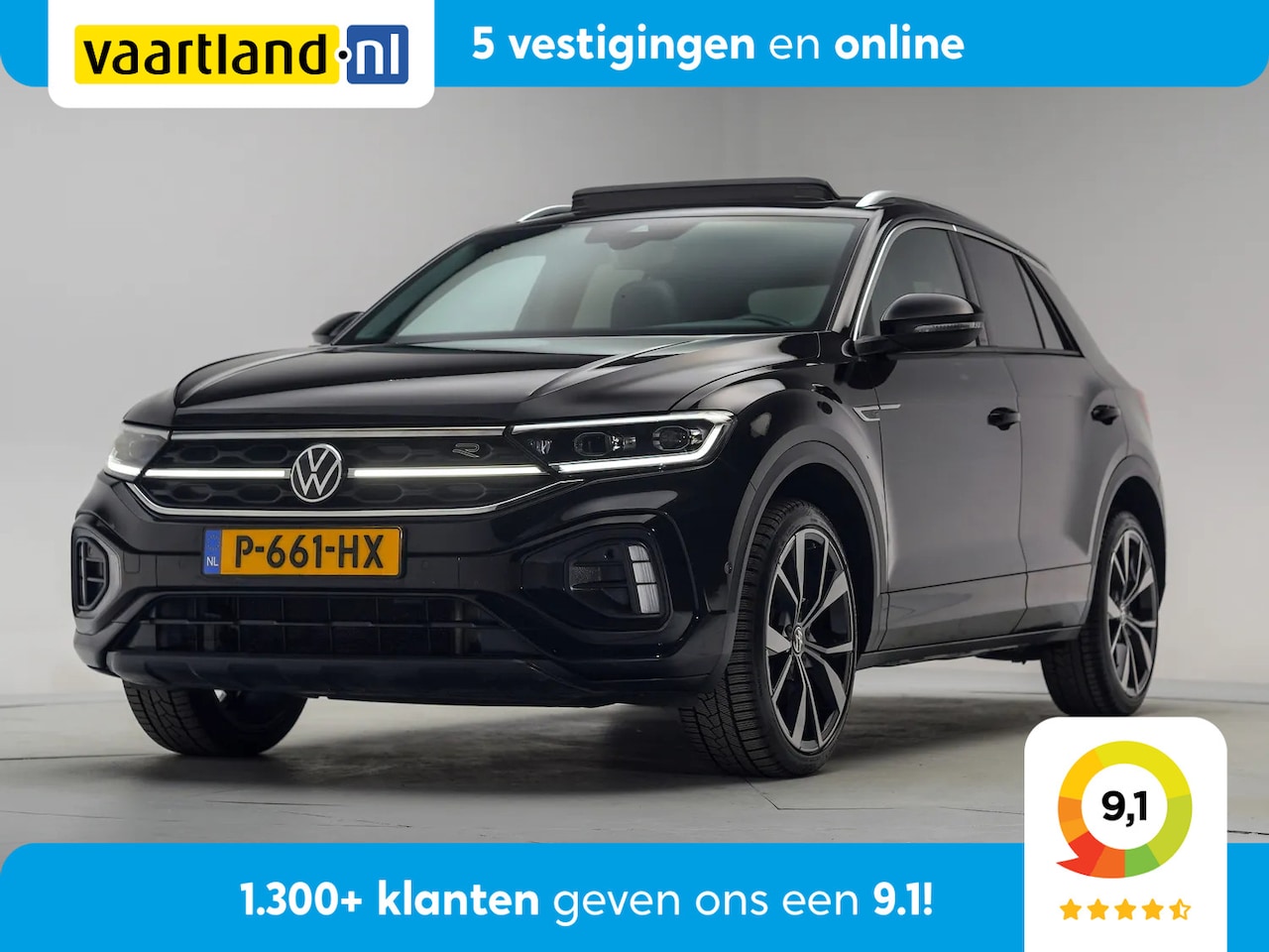 Volkswagen T-Roc - 1.5 TSI 150pk R-Line Aut. [ Winterpakket Virtual Navi Apple/Android ] - AutoWereld.nl