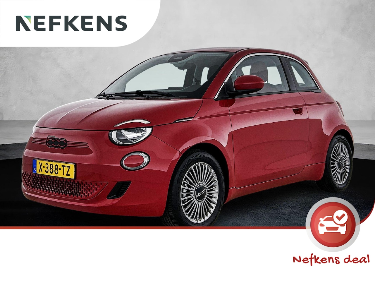 Fiat 500 - 95pk RED 24 kWh Automaat | 1ste Eigenaar | Navigatie | Climate Control | Cruise Control | - AutoWereld.nl