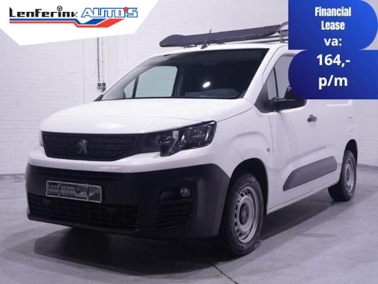 Peugeot Partner - 1.5 BlueHDI 75 pk Premium Airco, Apple Carplay Cruise Control, Imperiaal, PDC achter, 3-Zi - AutoWereld.nl