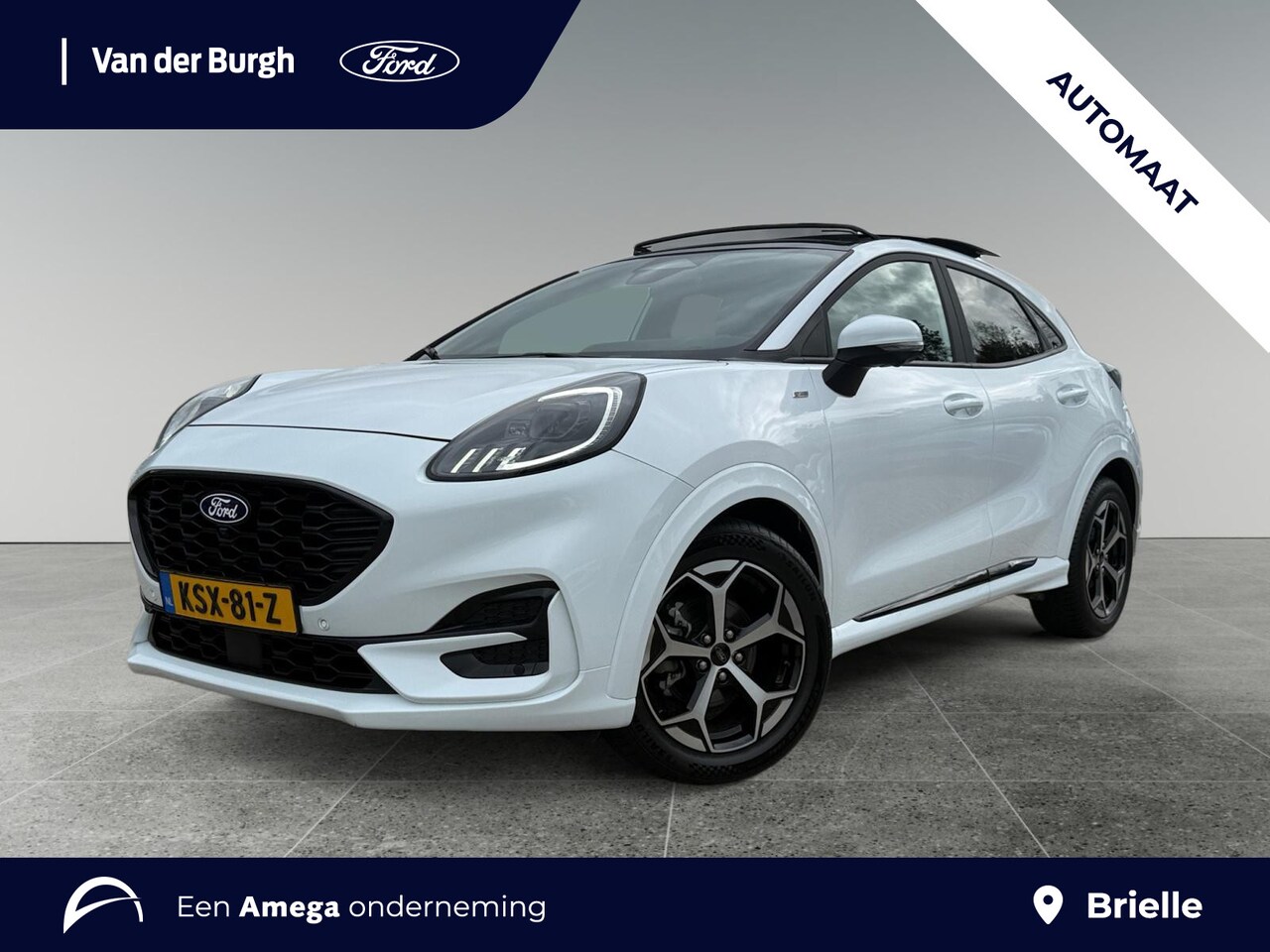 Ford Puma - ST-Line 1.0 ECOboost Hybrid 125pk PowerShift | automaat | afneembare trekhaak | panoramada - AutoWereld.nl