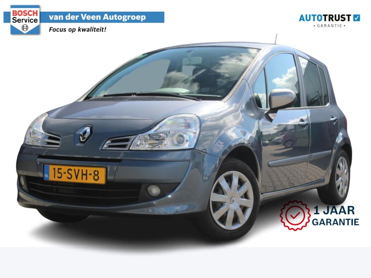 Renault Modus - 1.2 TCE Night & Day | Incl. 12 maanden garantie | Cruise | Trekhaak | Airco | Elektrische - AutoWereld.nl
