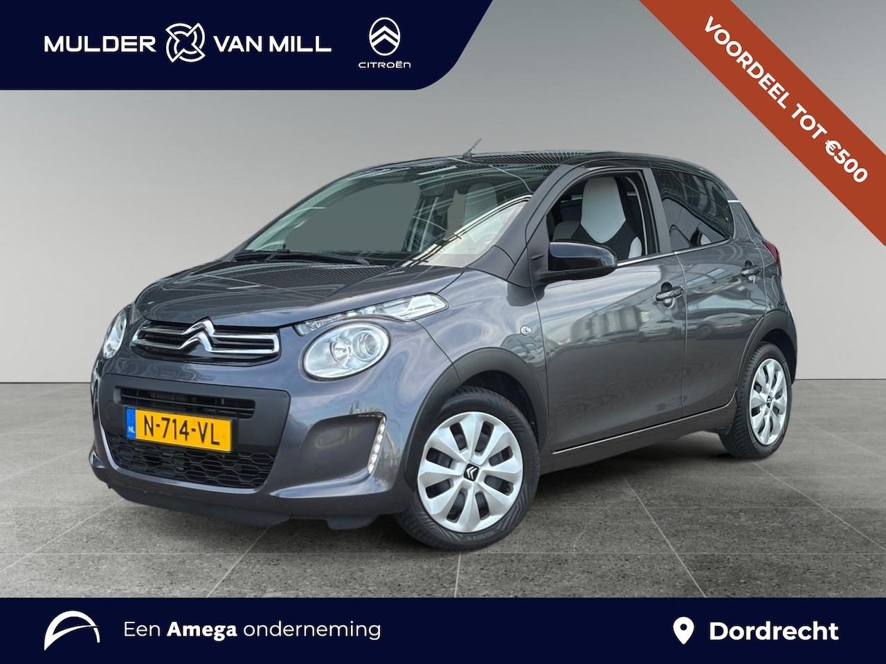 Citroën C1 - 5-deurs Millenium Feel 1.0 e-VTi 72pk | TWO-TONE! | APPLE CARPLAY / ANDROID AUTO | CAMERA - AutoWereld.nl