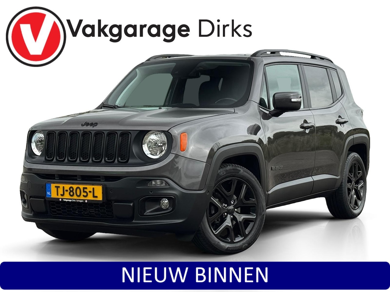 Jeep Renegade - 1.4 MultiAir Aut6 Night Eagle ✅ ACC ✅ CarPlay ✅ Navi - AutoWereld.nl