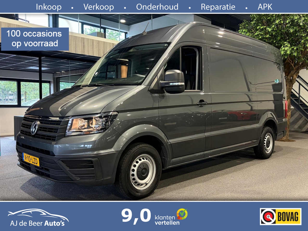 Volkswagen Crafter - 35 2.0 TDI L3H3 EURO VI 3-Zits | Camera | Airco | Dak ventilatie | Cruise | - AutoWereld.nl