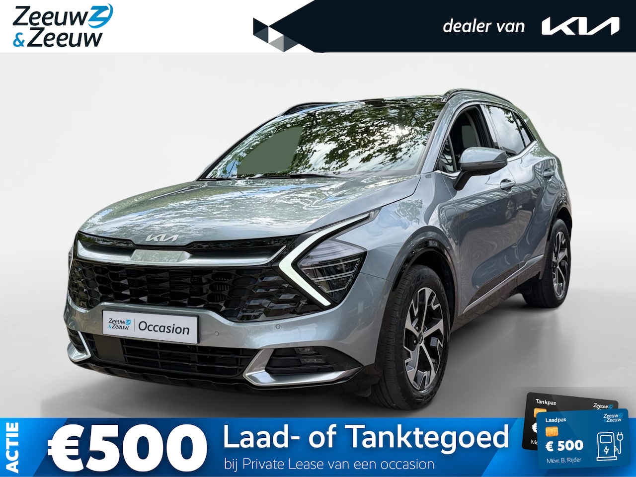 Kia Sportage - 1.6 T-GDi Hybrid DynamicPlusLine Dealer onderhouden | Navigatie | Stoel + stuurverwarming - AutoWereld.nl