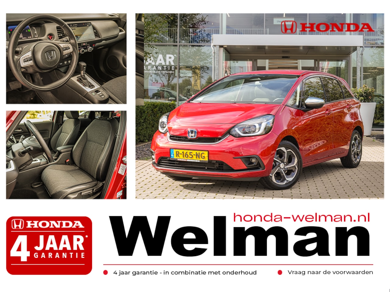 Honda Jazz - 1.5i e:HEV EXECUTIVE - FULL HYBRID - 16" VELGEN - SPOILER - AutoWereld.nl