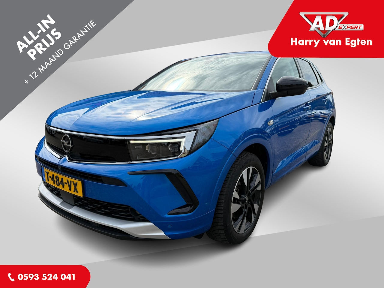 Opel Grandland - 1.6 Turbo Plug-In Hybrid Level 3 225pk | Navi | Camera | Adaptieve Cruise | LED | - AutoWereld.nl