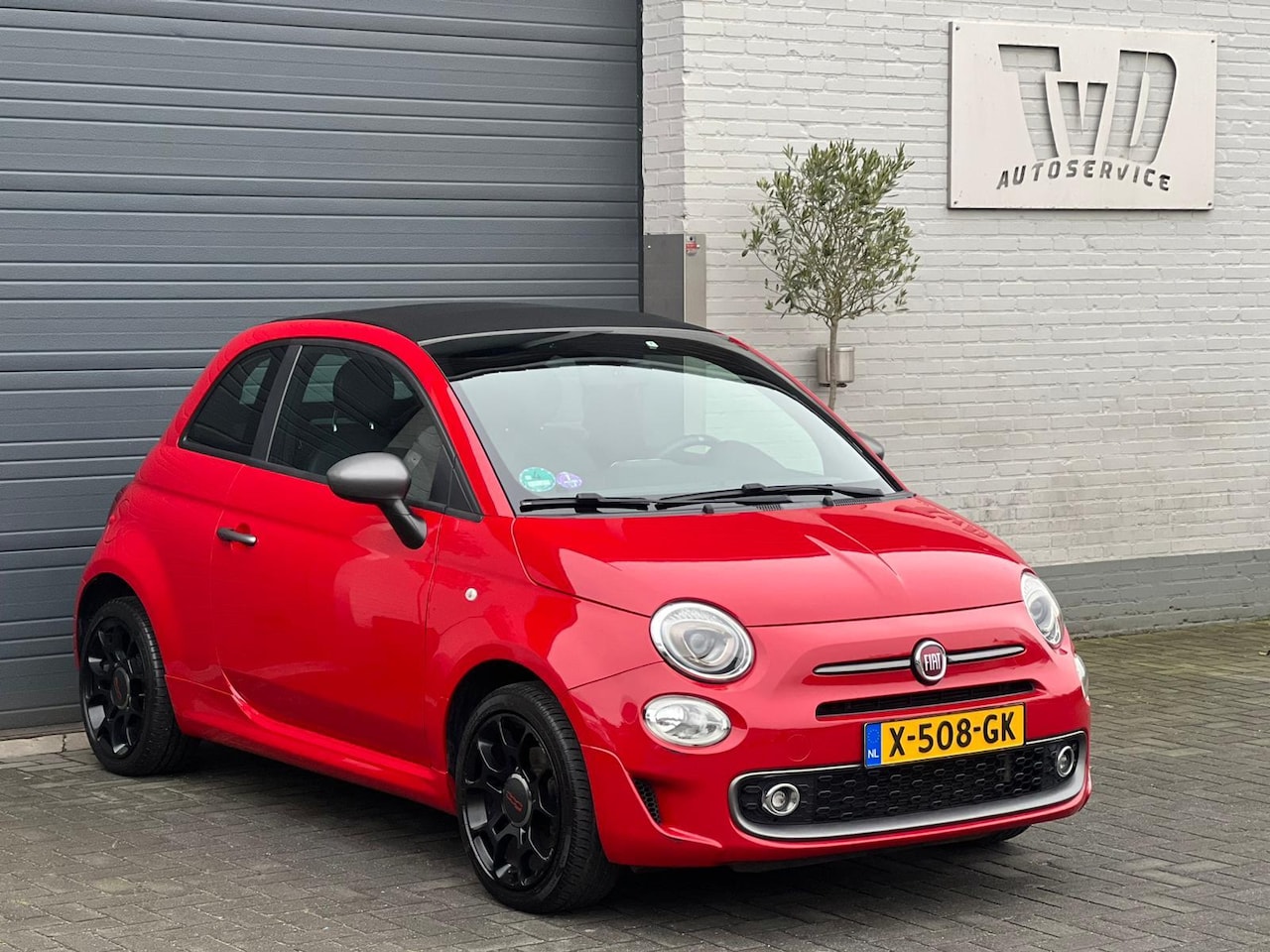 Fiat 500 - 1.2 Sport|Cabrio|92083KM|PDC|Airco|Leder|Nieuwe APK| - AutoWereld.nl