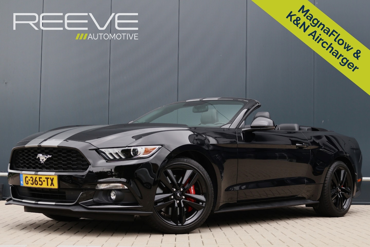 Ford Mustang Convertible - 2.3 EcoBoost EU Model | Leer | K&N Intake | MagnaFlow Sportuitlaat | Stoelverwarming / ven - AutoWereld.nl