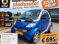Smart City-coupé - city-coupé bomvol klokjes/panodak/NAP