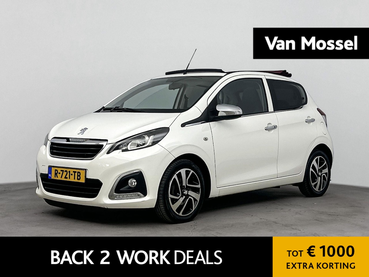 Peugeot 108 - 1.2 Puretech Allure TOP! | CABRIO | KEYLESS | CAMERA | CLIMATE CONTROL | CRUISE CONTROL | - AutoWereld.nl