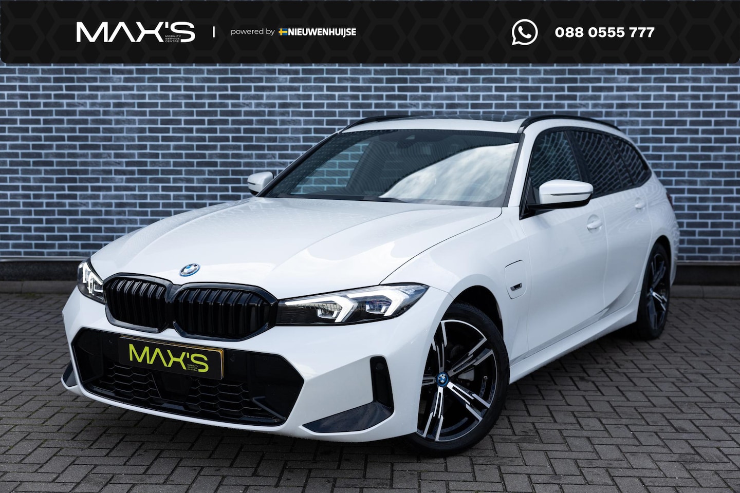 BMW 3-serie Touring - 320e | M-Sport | Panoramadak | Trekhaak | Sportstoelen | Parkeersensoren | Lichtmetalen Ve - AutoWereld.nl