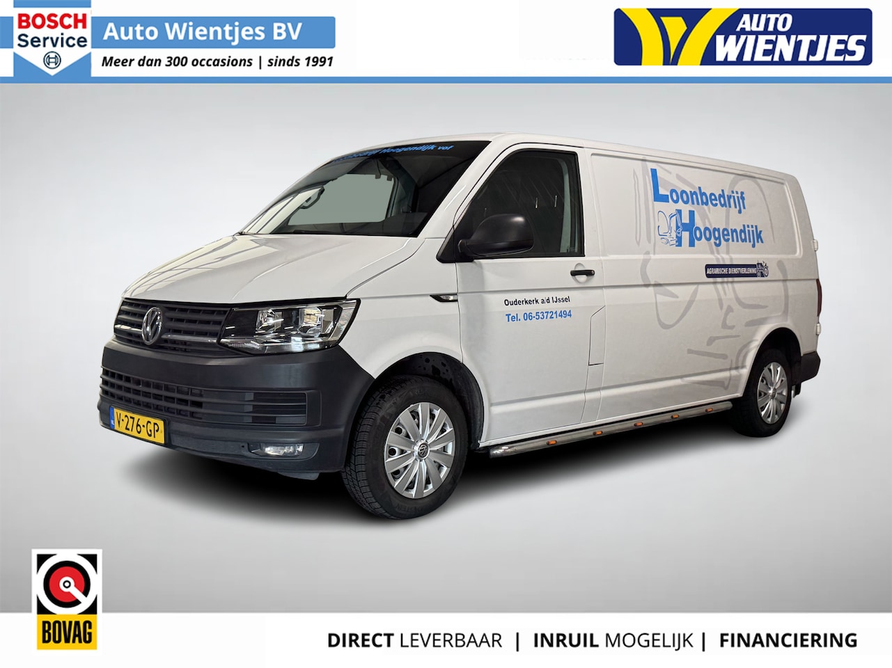 Volkswagen Transporter - 2.0 TDI DSG | Lang 3-Pers | Airco | Cruise | Navi | Trekhaak - AutoWereld.nl