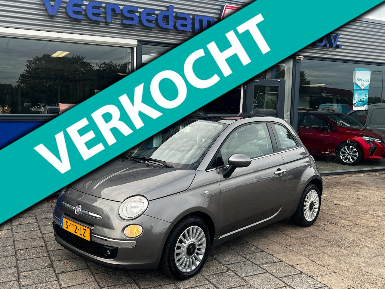 Fiat 500 - 1.2 Lounge 1.2 Lounge, panodak - AutoWereld.nl