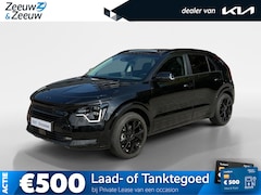 Kia Niro - 1.6 GDi Hybrid DynamicPlusLine BlackPack | Dodenhoek detectie | Schuif Kanteldak| Leer | S