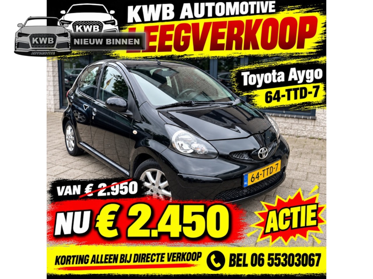 Toyota Aygo - 1.0-12V Sport 5Drs airco sportwielen - AutoWereld.nl