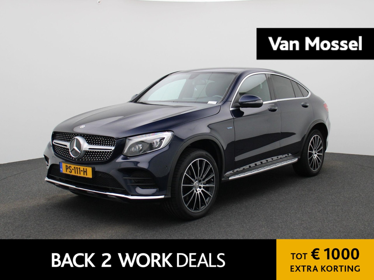 Mercedes-Benz GLC-klasse Coupé - 350e 4MATIC Business Solution AMG | Achteruitrijcamera | Cruise Control | Parkeersensoren - AutoWereld.nl