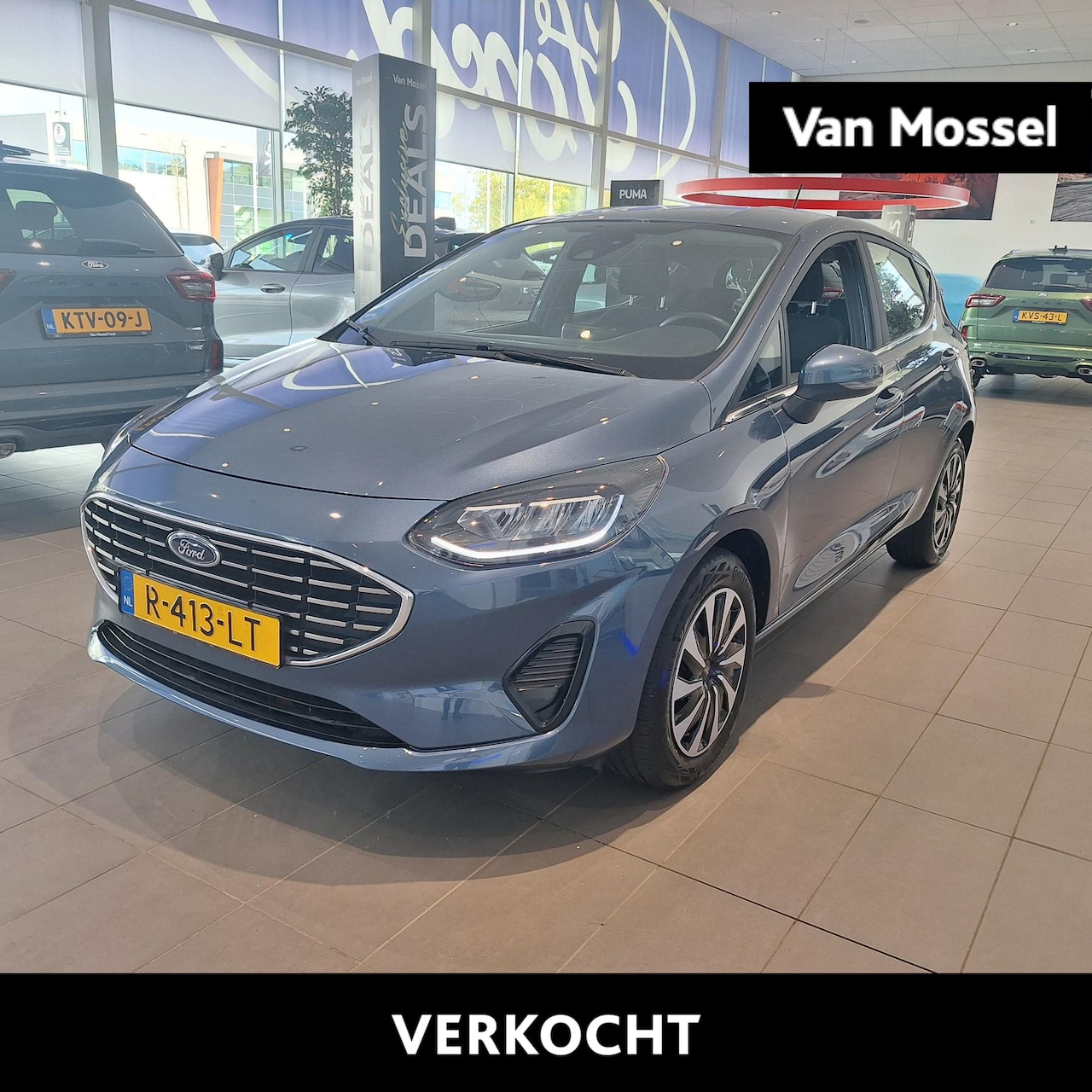 Ford Fiesta - 1.0 EcoBoost Titanium | Apple Carplay/Android Auto | Verwarmbare Voorstoelen/Stuurwiel/Voo - AutoWereld.nl