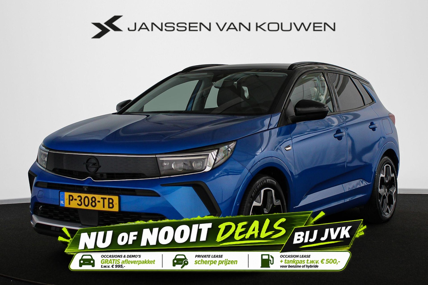 Opel Grandland - 1.6 Turbo Plug-In Hybrid Ultimate Trekhaak Leder Stoelventilatie - AutoWereld.nl