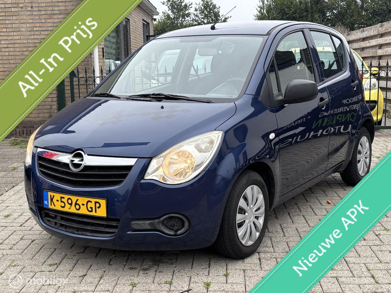 Opel Agila - 1.0 Enjoy | 5drs | hoge instap | nieuwe apk | - AutoWereld.nl