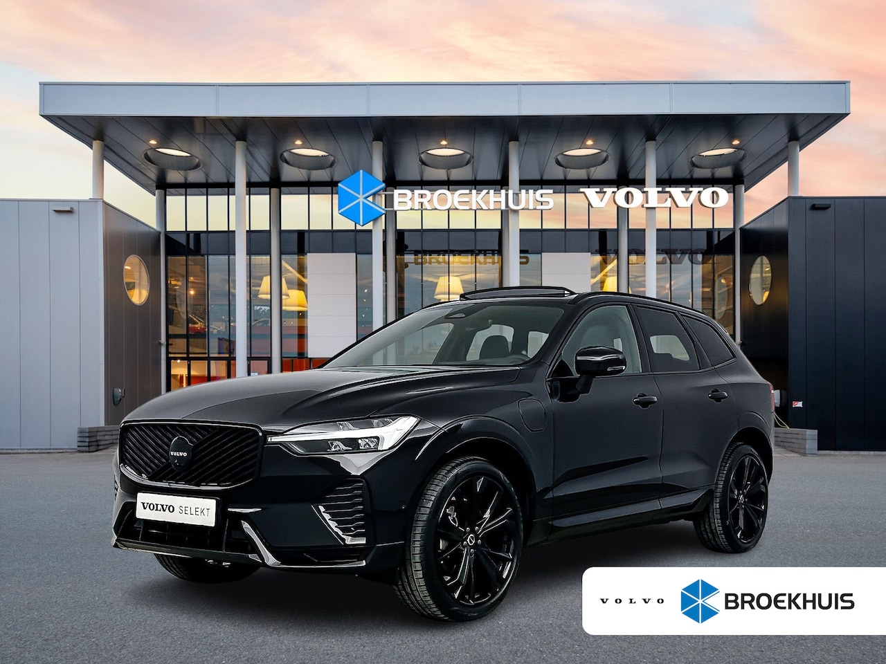 Volvo XC60 - T6 Recharge Plus Black Edition | 21" | Panoramadak | Head-Up | 360 Camera | Getint Glas | - AutoWereld.nl