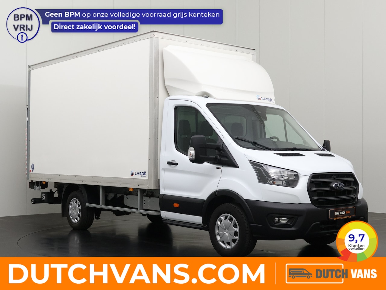 Ford Transit - 2.0TDCi 170PK Bakwagen+Laadklep | Dakpoiler | Airco | Cruise | 3-Zits - AutoWereld.nl