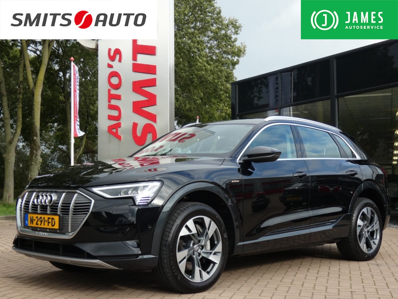 Audi e-tron - 50 Quattro Advanced | Luchtvering | Leder | Thaak - AutoWereld.nl
