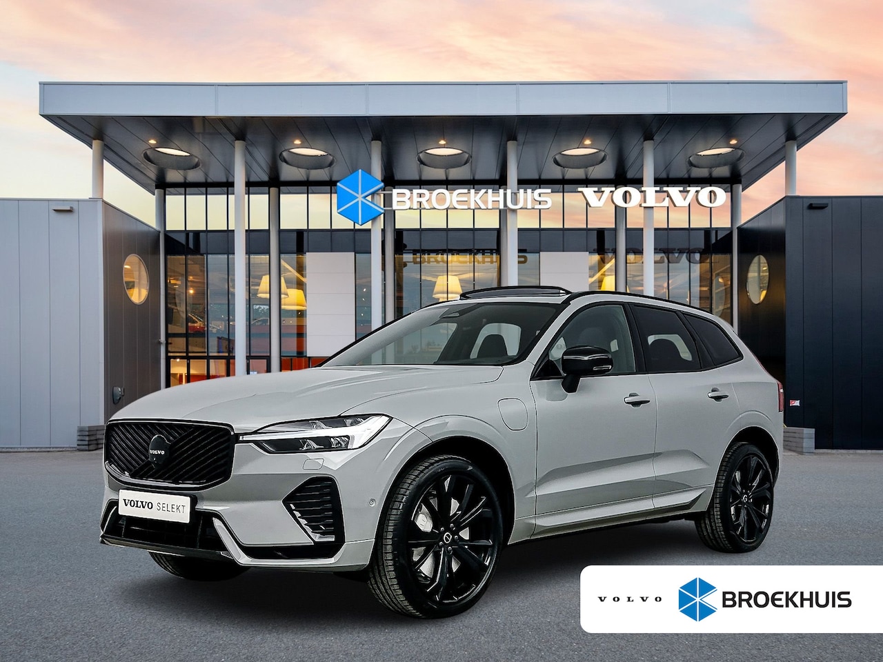 Volvo XC60 - T6 Recharge Plus Black Edition | 21" | Panoramadak | Head Up | 360 Camera | Trekhaak | Har - AutoWereld.nl