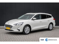 Ford Focus Wagon - 1.0 EcoBoost Titanium Automaat | 100% dealer o.h. | Adaptieve cruise | Trekhaak | Winter-p