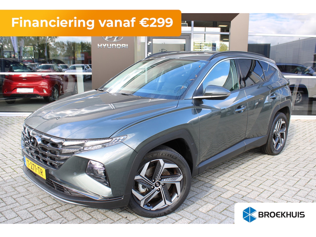 Hyundai Tucson - 1.6 T-GDI PHEV Comfort Smart 4WD | DAB ontvanger | Achteruitrijcamera | | Achterbank in de - AutoWereld.nl