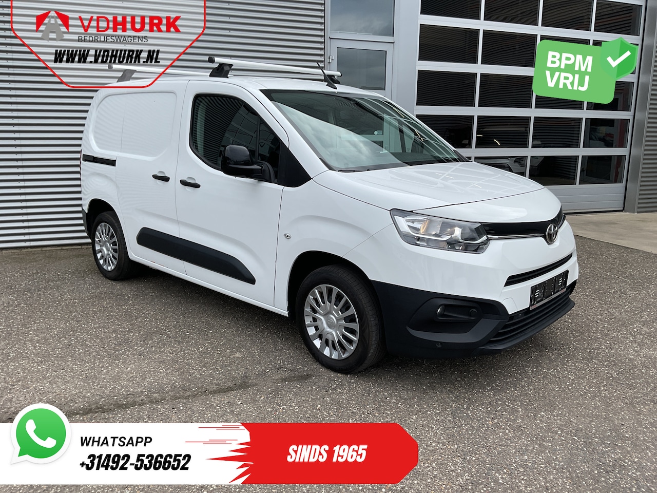 Toyota ProAce City - 1.5 130 pk Aut. Carplay/ 3Pers./ Standkachel/ Airco/ Camera/ Cruise/ Dakdragers/ PDC/ Trek - AutoWereld.nl