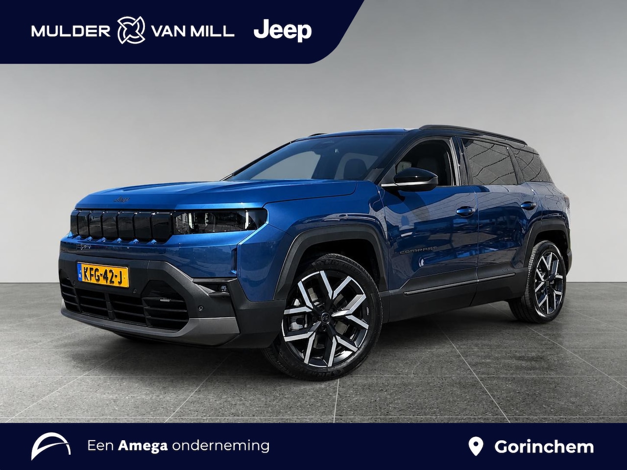 Jeep Compass - First Edition EV 74kWh 210pk | TWO-TONE! | 180° CAMERA | STOELVERW. | APPLE CARPLAY / ANDR - AutoWereld.nl