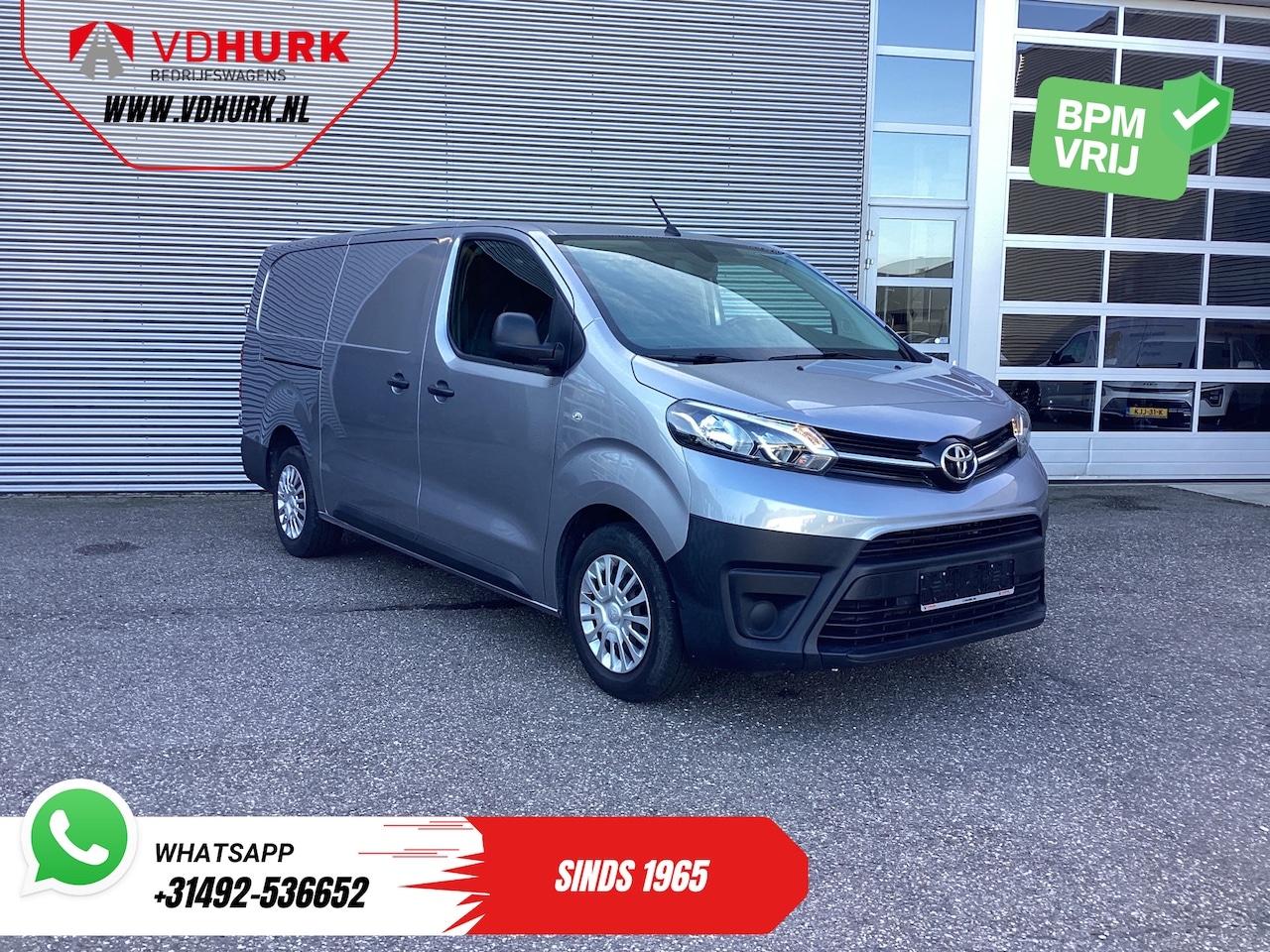 Toyota ProAce Worker - 2.0 145 pk L3 2.5t Trekverm./ Cruise/ Trekhaak/ Airco/ DAB - AutoWereld.nl