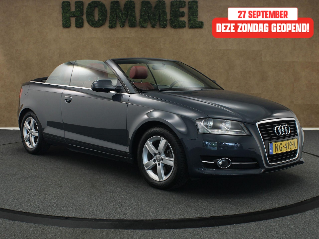 Audi A3 Cabriolet - 1.4 TFSI Ambition Pro Line S - LEDEREN BEKLEDING - ELEKTRISCH CABRIODAK - S-LINE EXTERIEUR - AutoWereld.nl