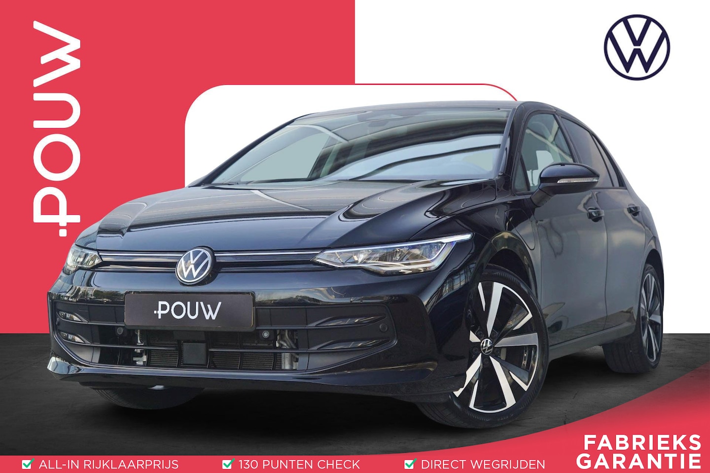 Volkswagen Golf - 1.5 eHybrid 204pk Life Edition | SoH 100% | Trekhaak | Keyless | Achteruitrijcamera | Blin - AutoWereld.nl