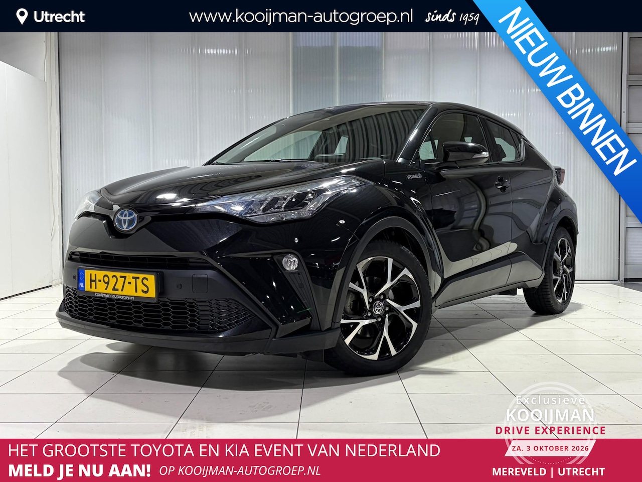 Toyota C-HR - 1.8 Hybrid Dynamic Navigatie, adaptive cruise, achteruitrijcamera, Bluetooth - AutoWereld.nl